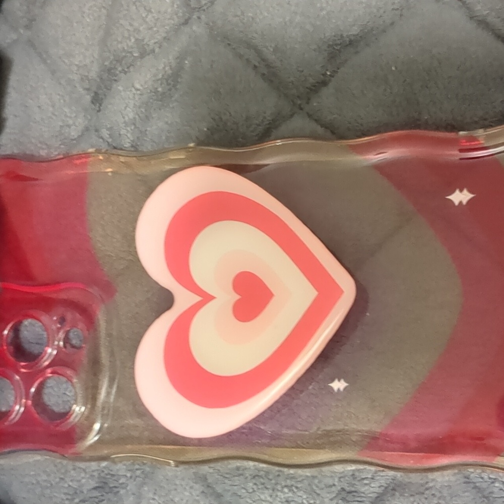 Pink heart case